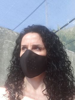 Máscara Protectora de Cortiça Reutilizável e Ajustável com filtro