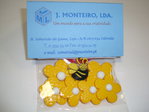Botões flor com abelha
