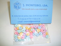 Botões minie cores pastel