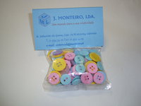 Botões cor pastel