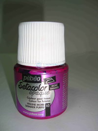 Tinta de tecido Pebeo Setacolor Nacarado Nº65 Violine Moiré