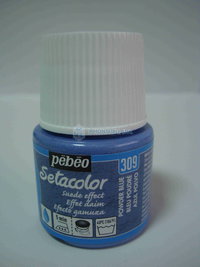 Tinta de tecido Pebeo Setacolor Camurça Nº309 Azul Polvo