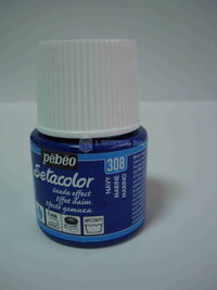 Tinta de tecido Pebeo Setacolor Camurça Nº308 Marino