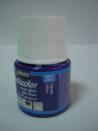 Tinta de tecido Pebeo Setacolor Camurça Nº307 Violeta