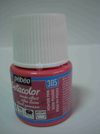 Tinta de tecido Pebeo Setacolor Camurça Nº305 Rosa en Polvo