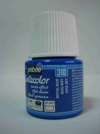 Tinta de tecido Pebeo Setacolor Camurça Nº310 Azul Rey