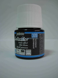 Tinta de tecido Pebeo Setacolor Camurça Nº320 Antracite