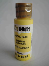 Tinta Acrilica Folkart nº509 Amarelo Sol