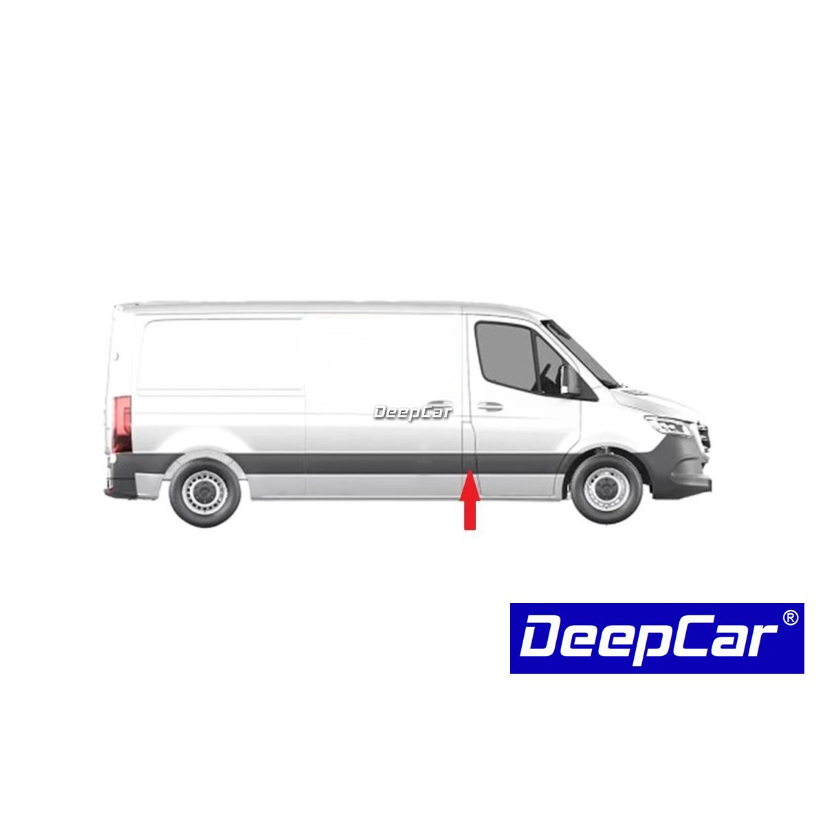 Friso lateral Mercedes Sprinter 02/2018-on
