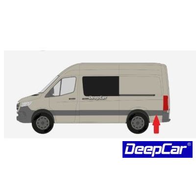 Friso do painel lateral Mercedes Sprinter 02/2018-on