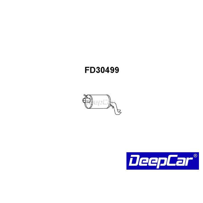 Panela de escape traseira Ford Galaxy Alham Sharan