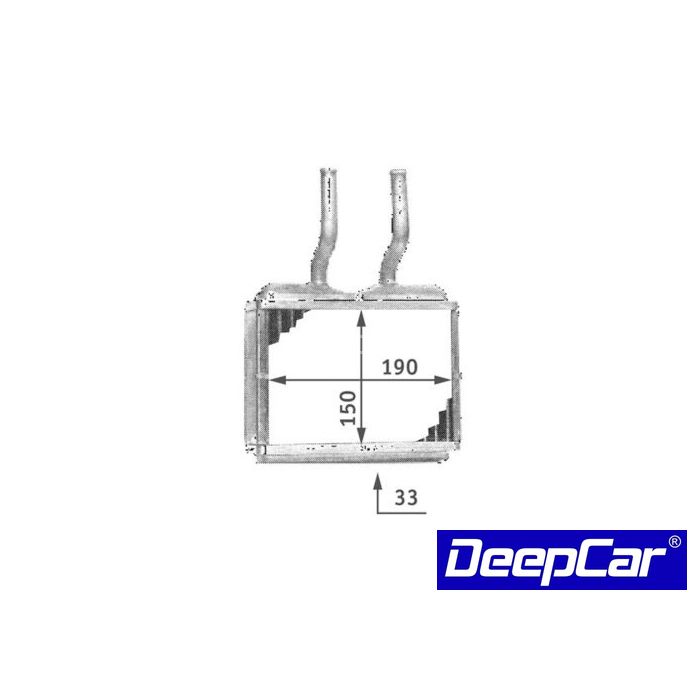 Radiador / permutador de calor Opel Combo Corsa B
