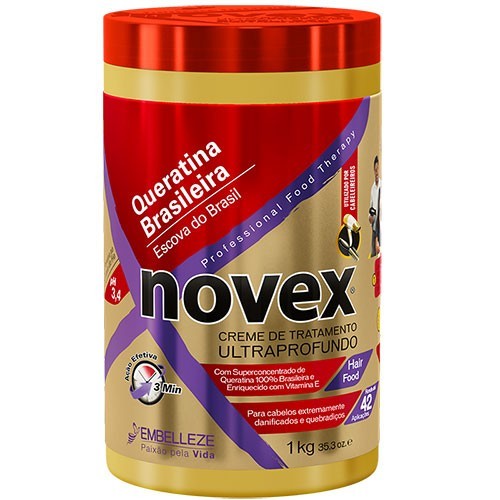 Novex Queratina Brasileira Creme de Tratamento 1kg