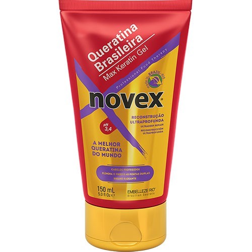 Novex Queratina Brasileira Gel Reconstrução 150ml