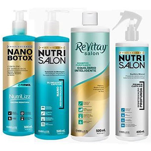 Kit Embelleze Progressivas Botox Capilar