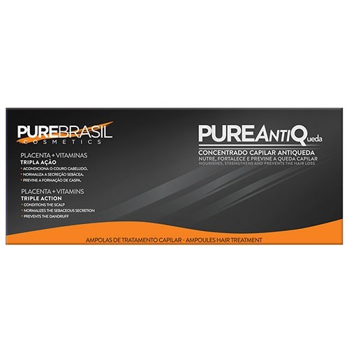 PureBrasil Pure Anti-Queda Ampolas de Tratamento Capilar