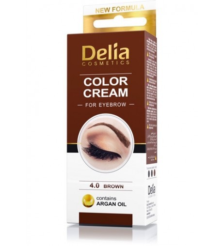Color Cream Délia Sobrancelhas Castanho Médio 2un de 15ml