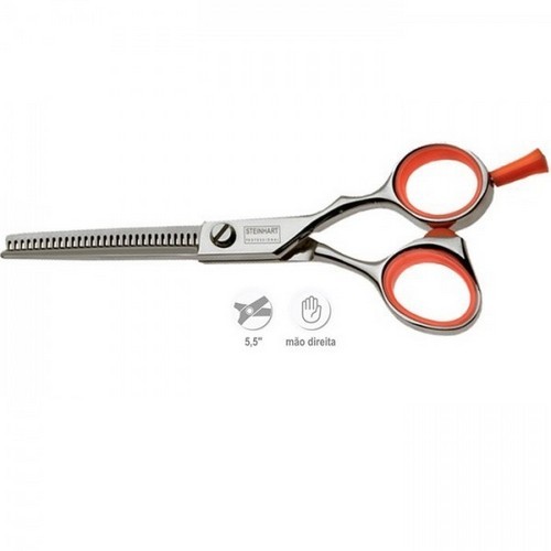 Tesoura Desbaste Laranja 5.5" Steinhart