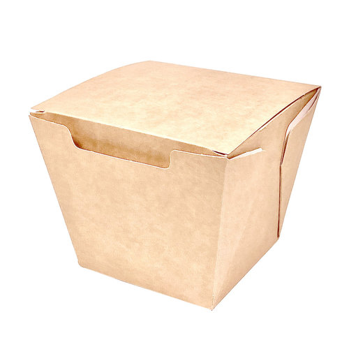 Small Oriental Food Box 450ml Kraft - Pack 25 units