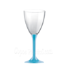 Gobelet d'eau / vin PS 180 ml à Pied Turquoise Boîte Complète 400 unités