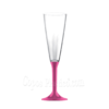 Flute Cup PS 160 ml with Fuchsia Support Full Box of 400 units