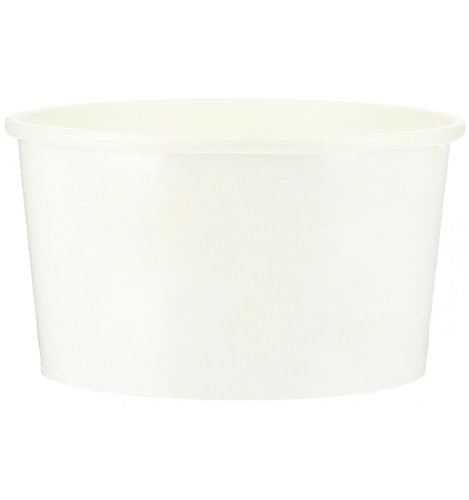 Ice cream White Paper Cup 120ml - pack 50 units without lid