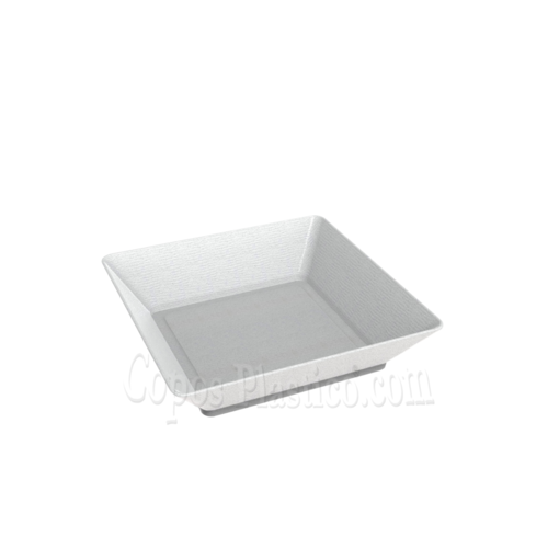 Square Finger Food Plate - Full Box 600 Units