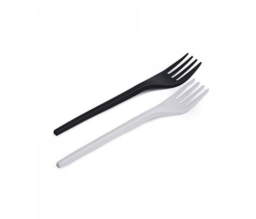 White Biodegradable Fork CPLA 168mm - Pack 50 units