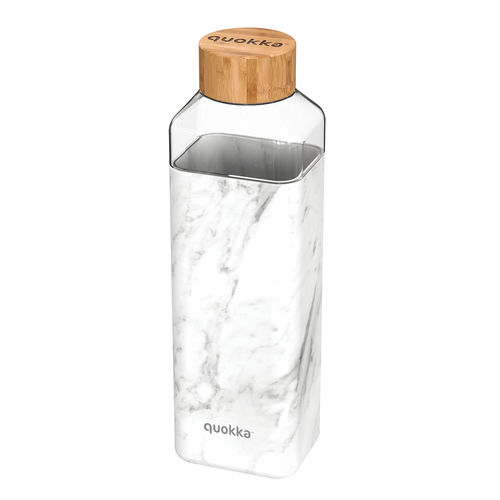 Bottle in Glass Square Marble 700ml - 1 unit