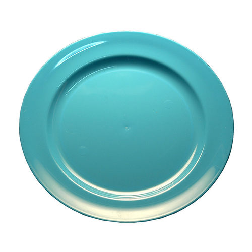Prato Plástico Raso 23cm (Rigido) PS - Cx. Completa 100 Unidades Azul