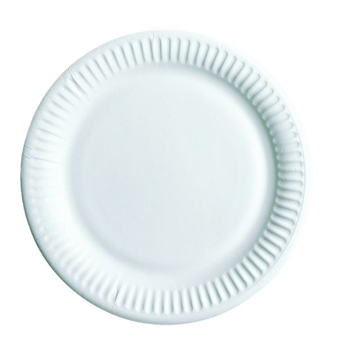 Paper Plate 230mm diameter White - pack of 50 units