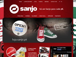 Sanjo - Site institucional da Marca
